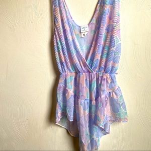 Colorful Sheer Bodysuit